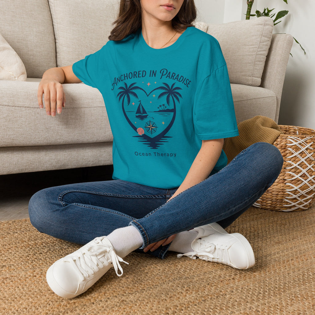 Ocean Therapy Anchored In Paradise T Shirt