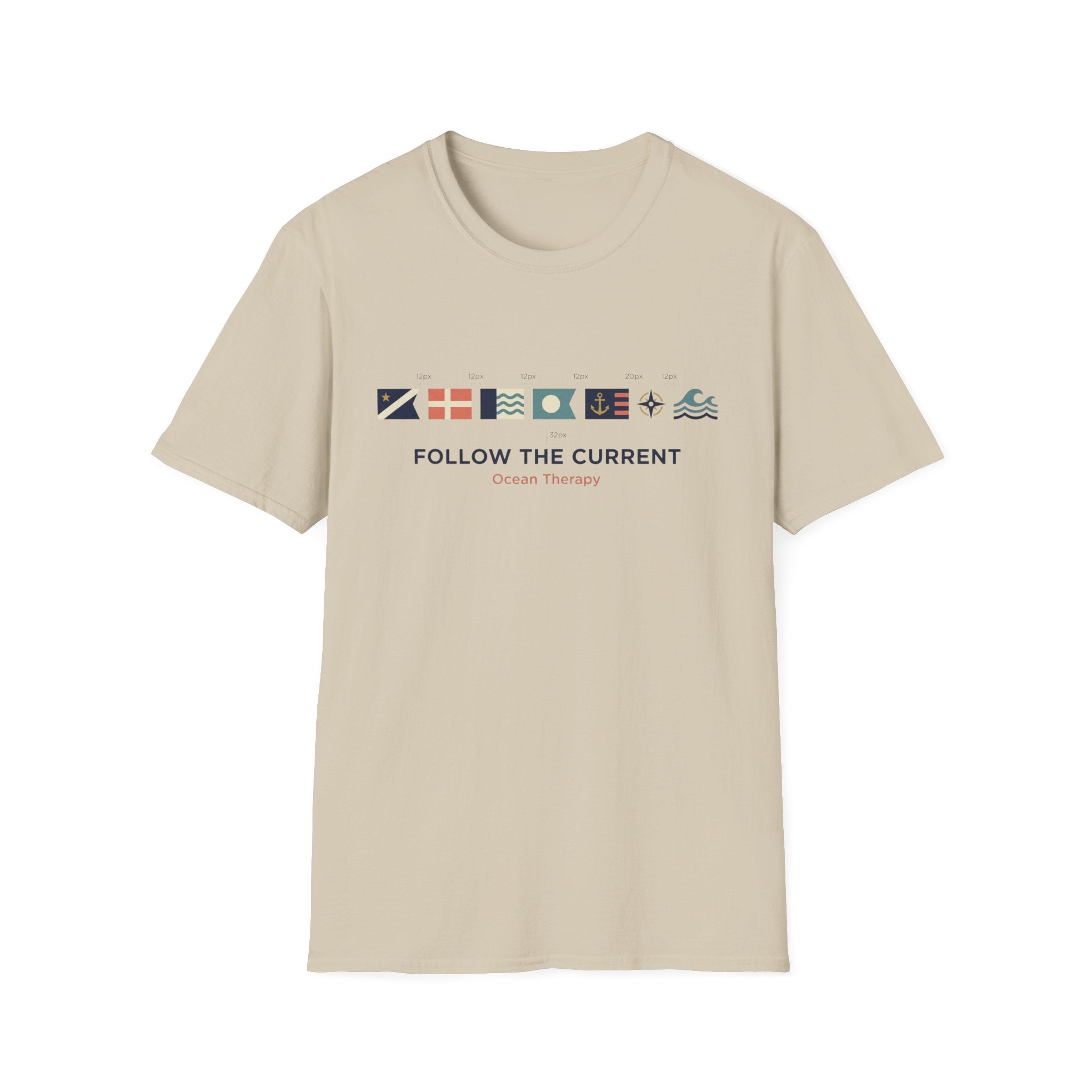 Ocean Therapy Follow The Current T Shirt