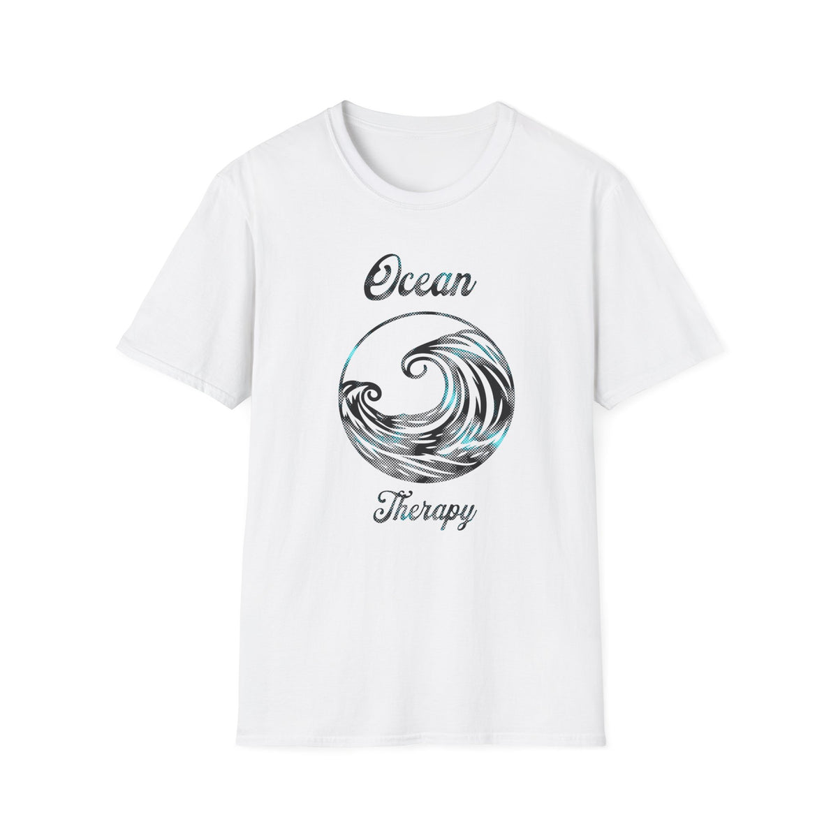 Ocean Therapy Halftone Wave T Shirt