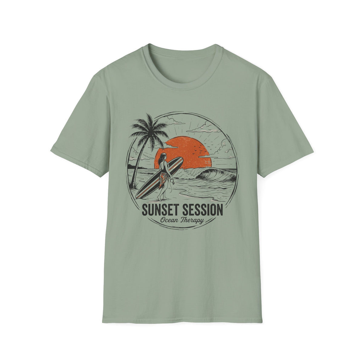 Ocean Therapy Sunset Session T Shirt