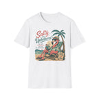 Salty But Unbothered Flamingo T-Shirt — Tropical Beach Vacation Tee