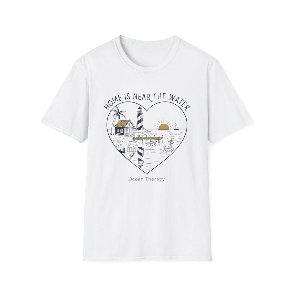 Ocean Therapy Home Is Near The Water T Shirt