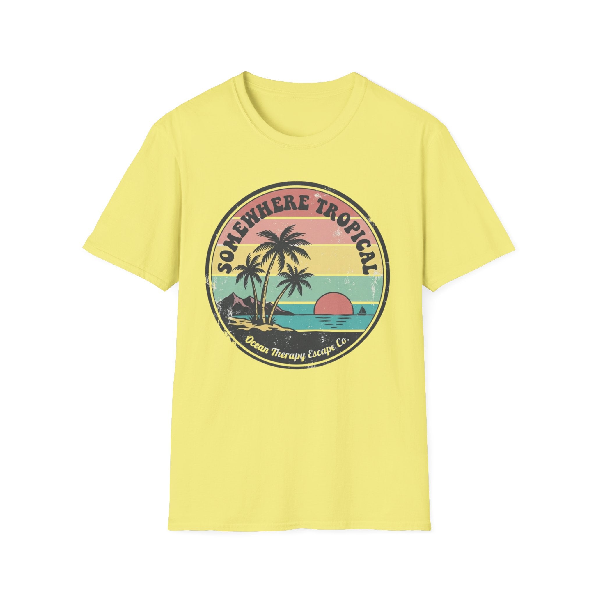 Ocean Therapy Somewhere Tropical T Shirt