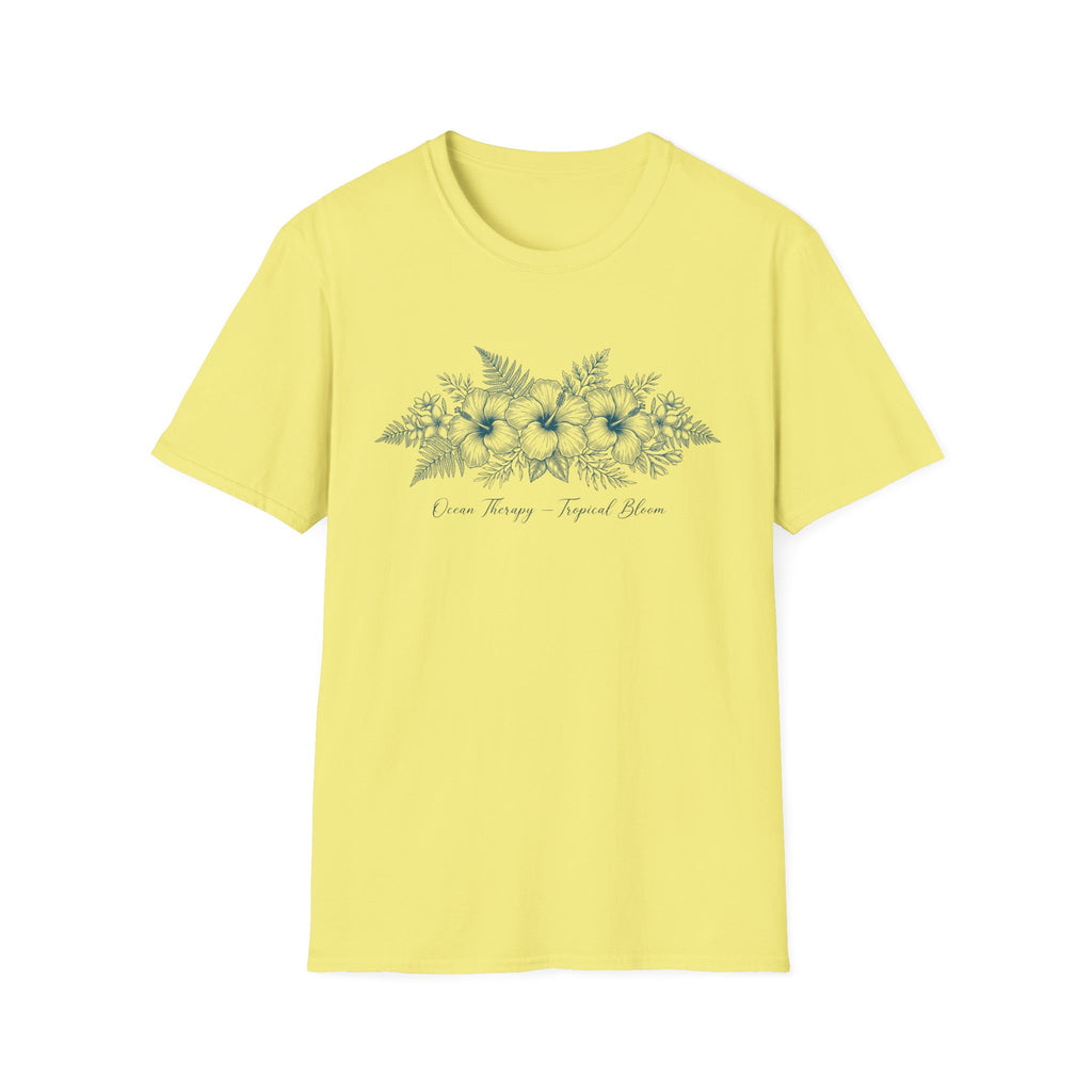 Ocean Therapy Tropical Bloom 1 Color T Shirt