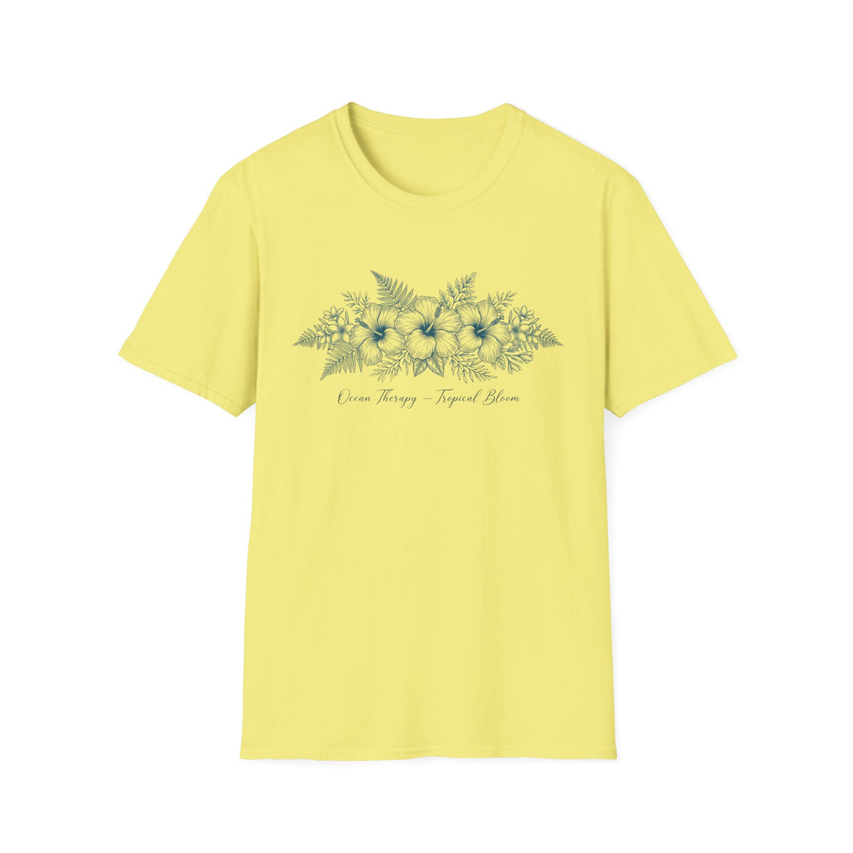 Ocean Therapy Tropical Bloom 1 Color T Shirt