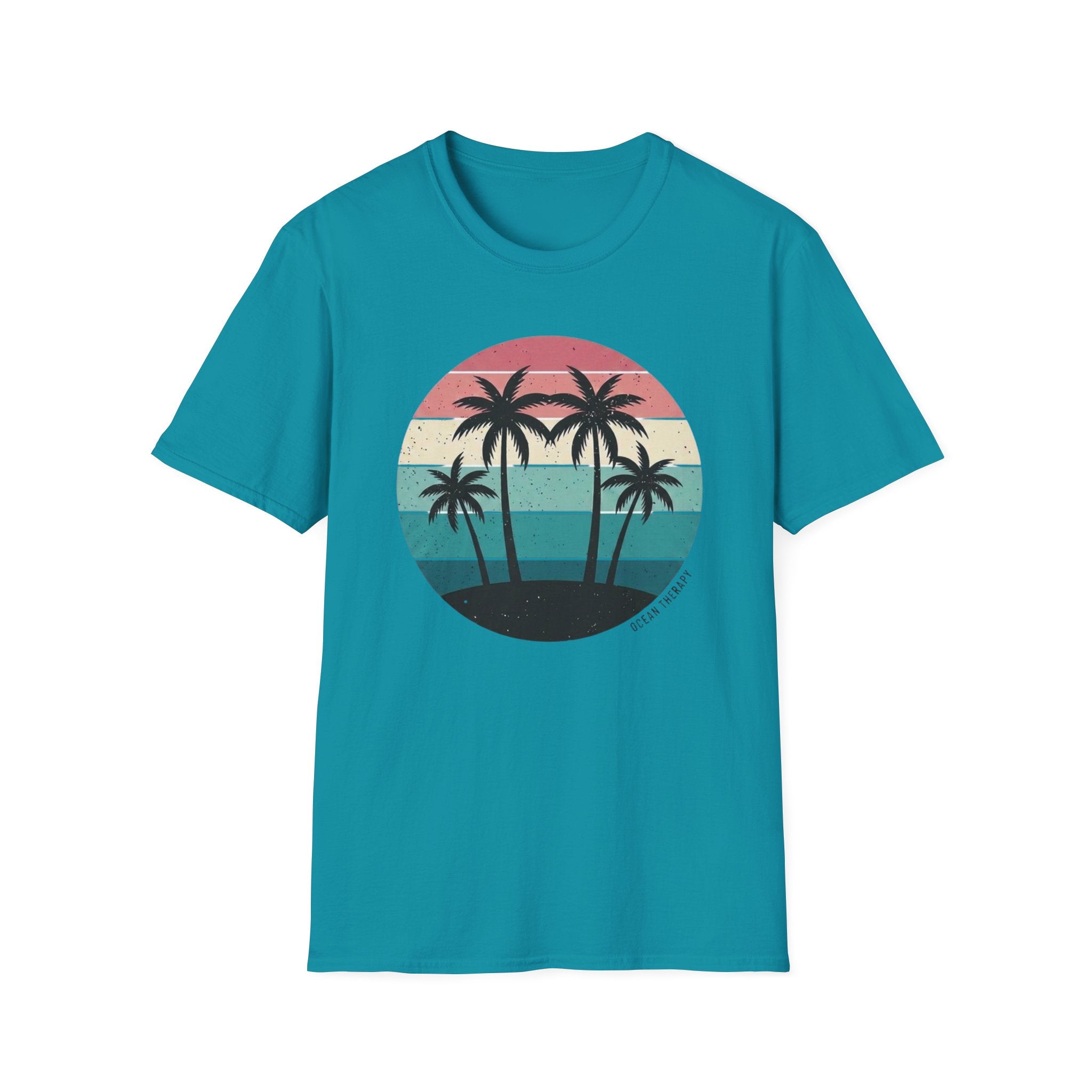 Ocean Therapy Sunset Palms T Shirt