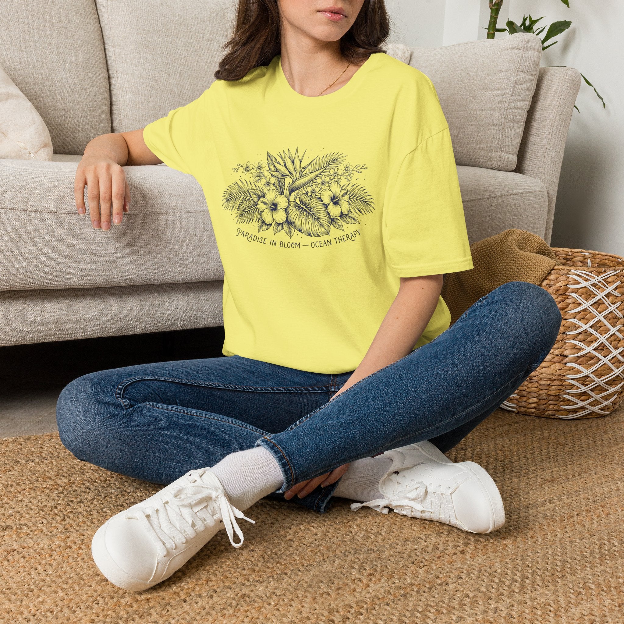 Ocean Therapy Paradise In Bloom T Shirt