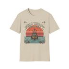 Ocean Therapy T-Shirt — "Catch Some Peace" Vintage Ship Beach Tee
