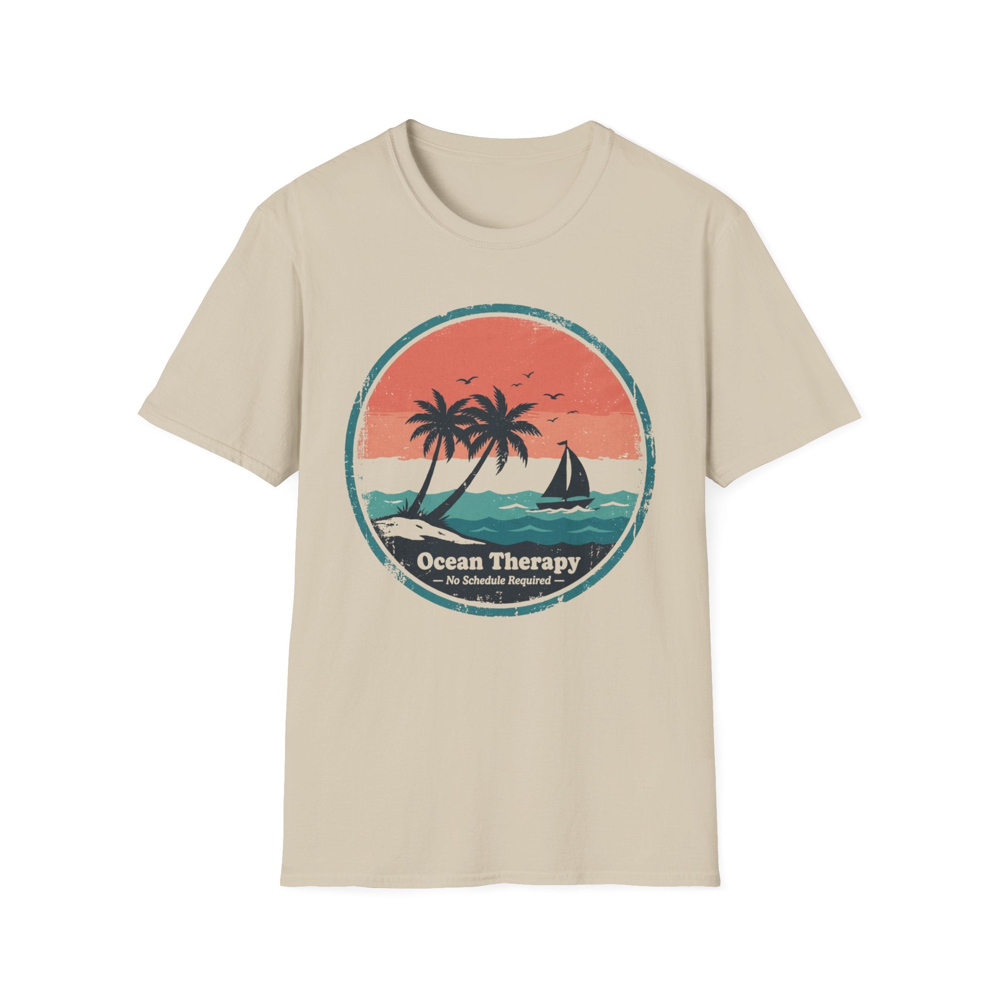 Ocean Therapy No Schedule Required T Shirt