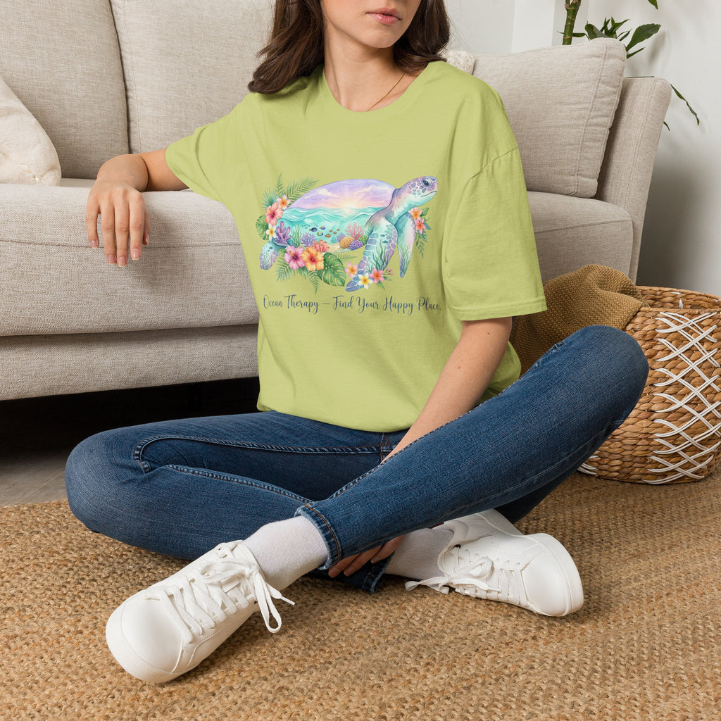 Ocean Therapy Find Your Happy Place T Shirt