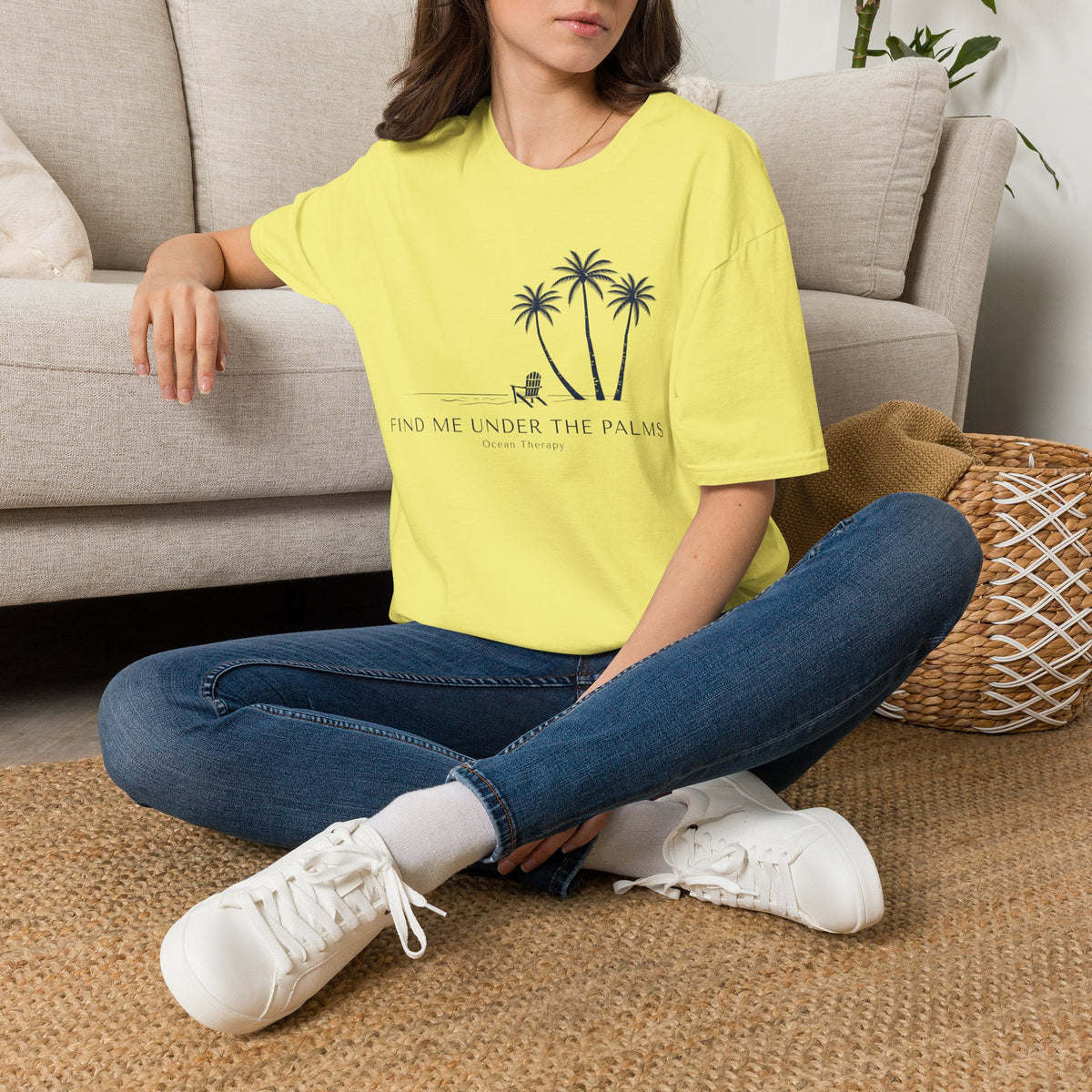 Ocean Therapy Find Me Under The Palms T Shirt