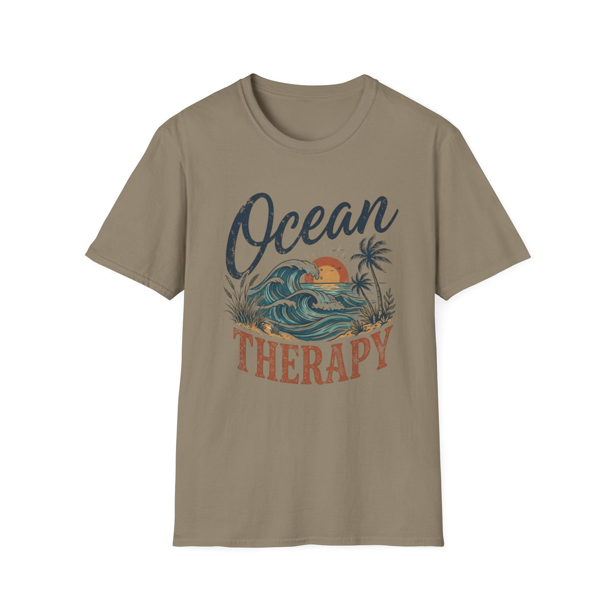 Ocean Therapy Beach Sunset T-Shirt
