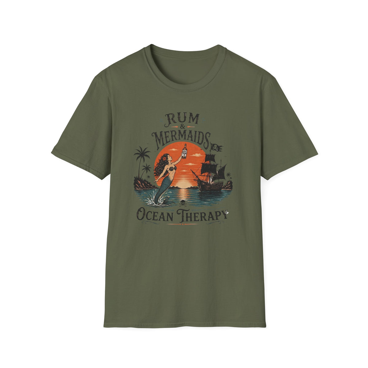 Ocean Therapy Rum & Mermaids T Shirt