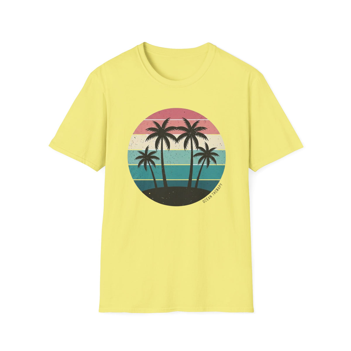 Ocean Therapy Sunset Palms T Shirt