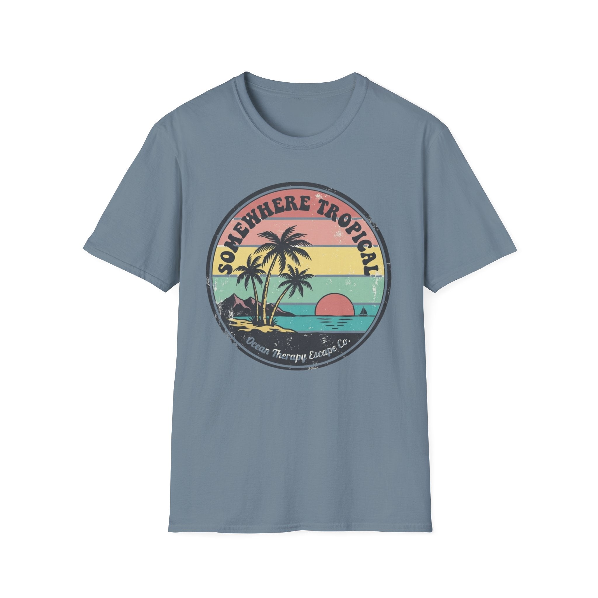 Ocean Therapy Somewhere Tropical T Shirt