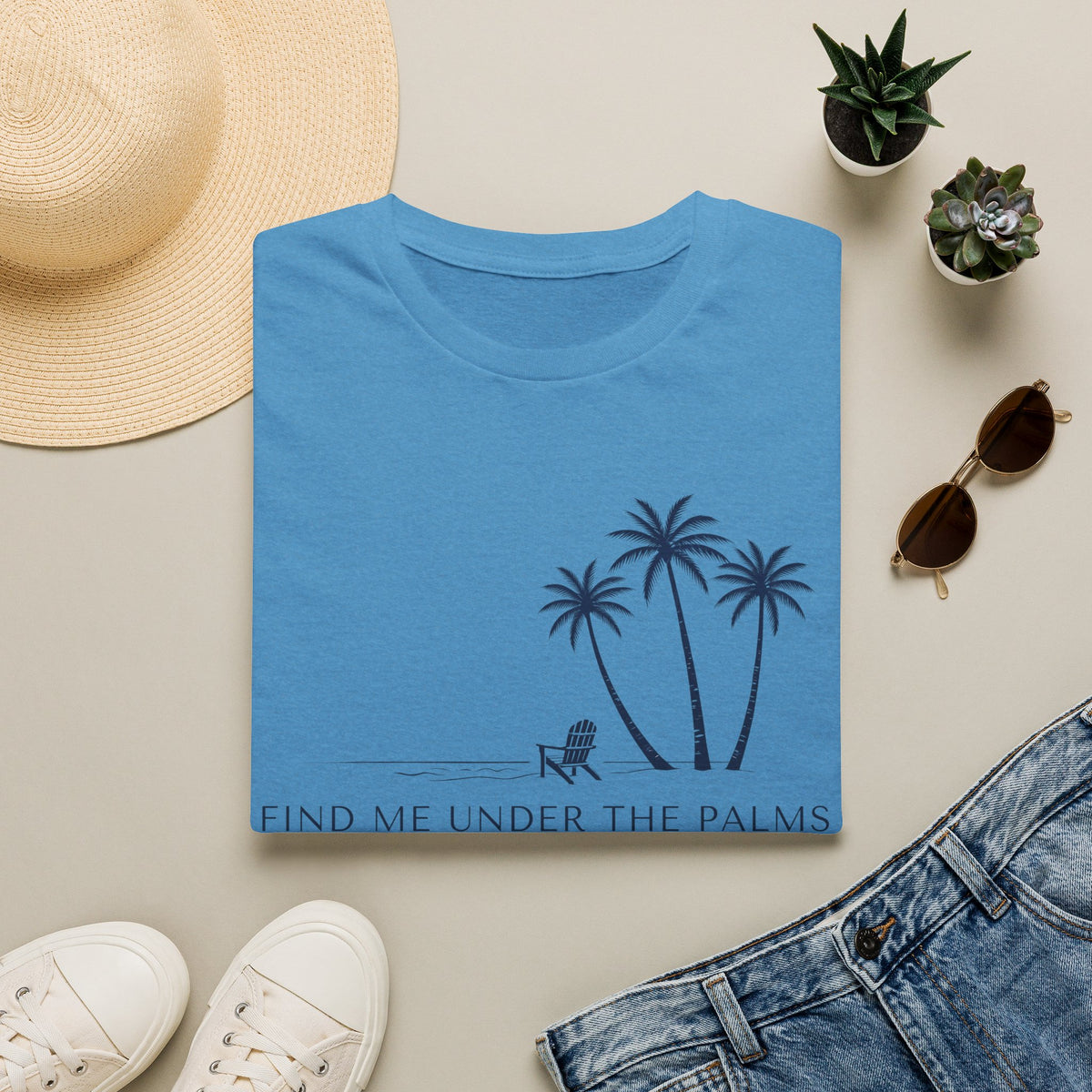 Ocean Therapy Find Me Under The Palms T Shirt