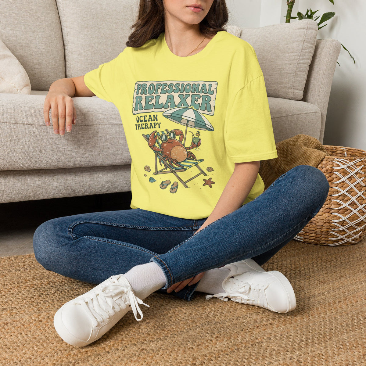 Ocean Therapy Professional Relaxer Crab T Shirt