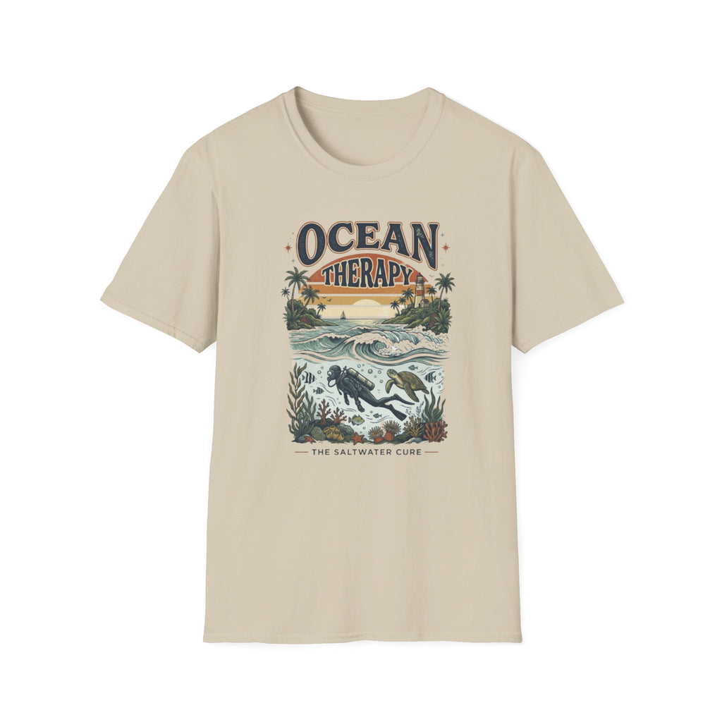 Ocean Therapy Beach Wave T-Shirt