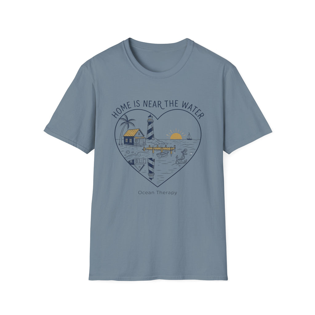 Ocean Therapy Home Is Near The Water T Shirt