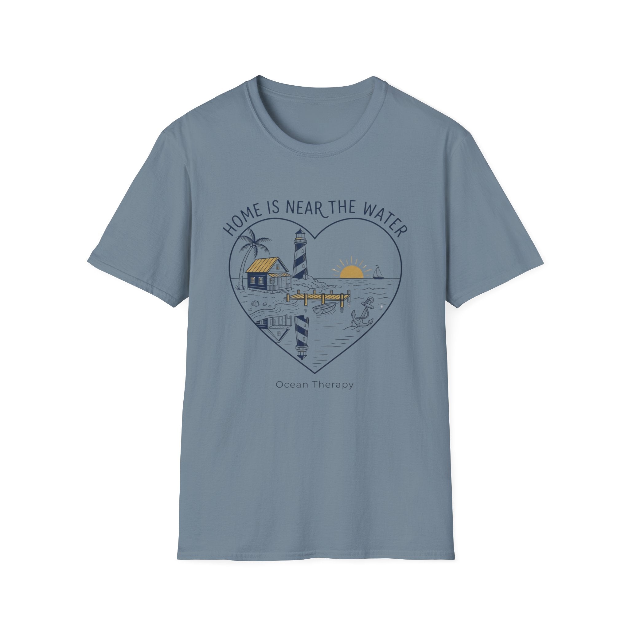 Ocean Therapy Home Is Near The Water T Shirt