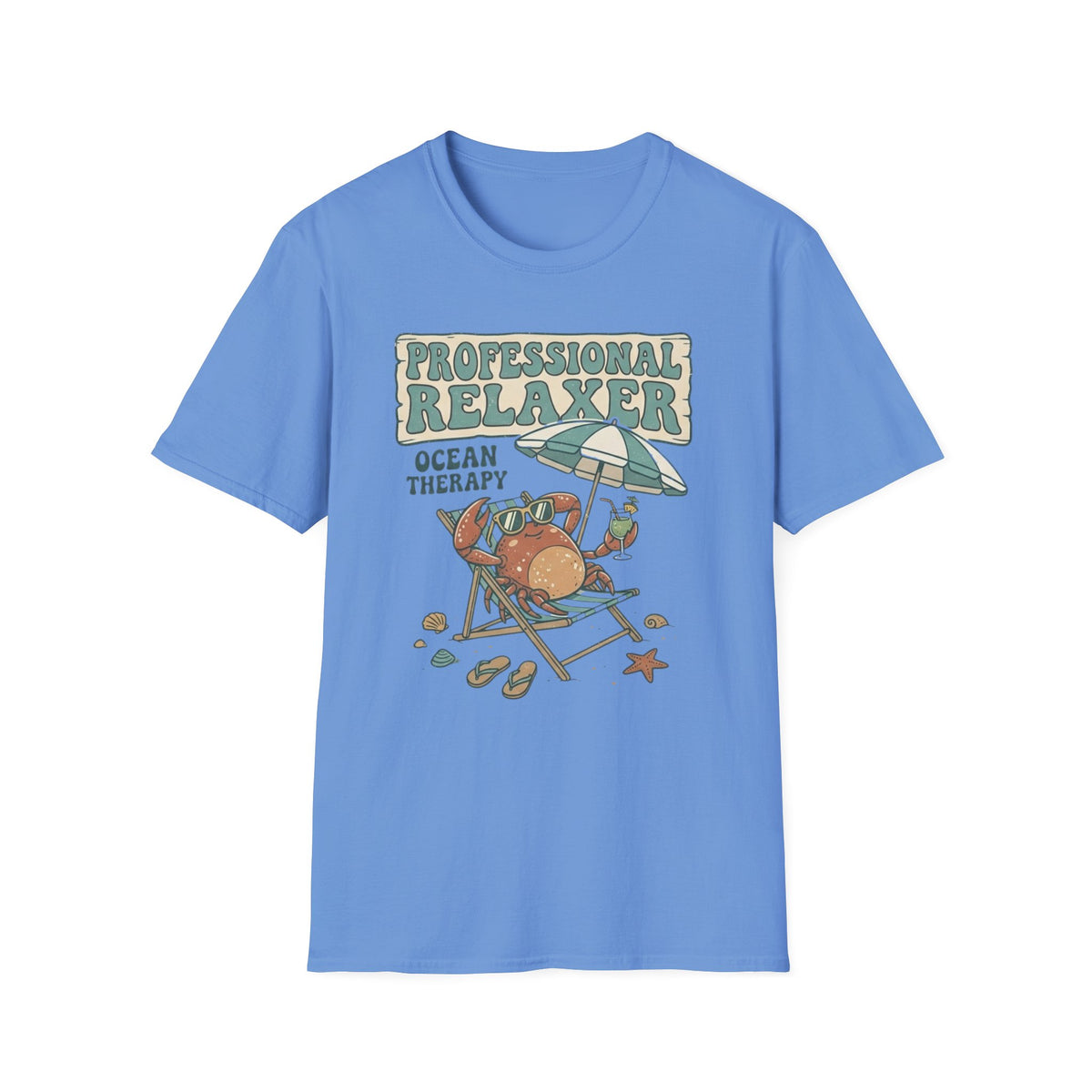 Ocean Therapy Professional Relaxer Crab T Shirt