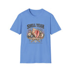 Shell Yeah T-Shirt – Vintage Seashell Graphic Tee for Beach Lovers