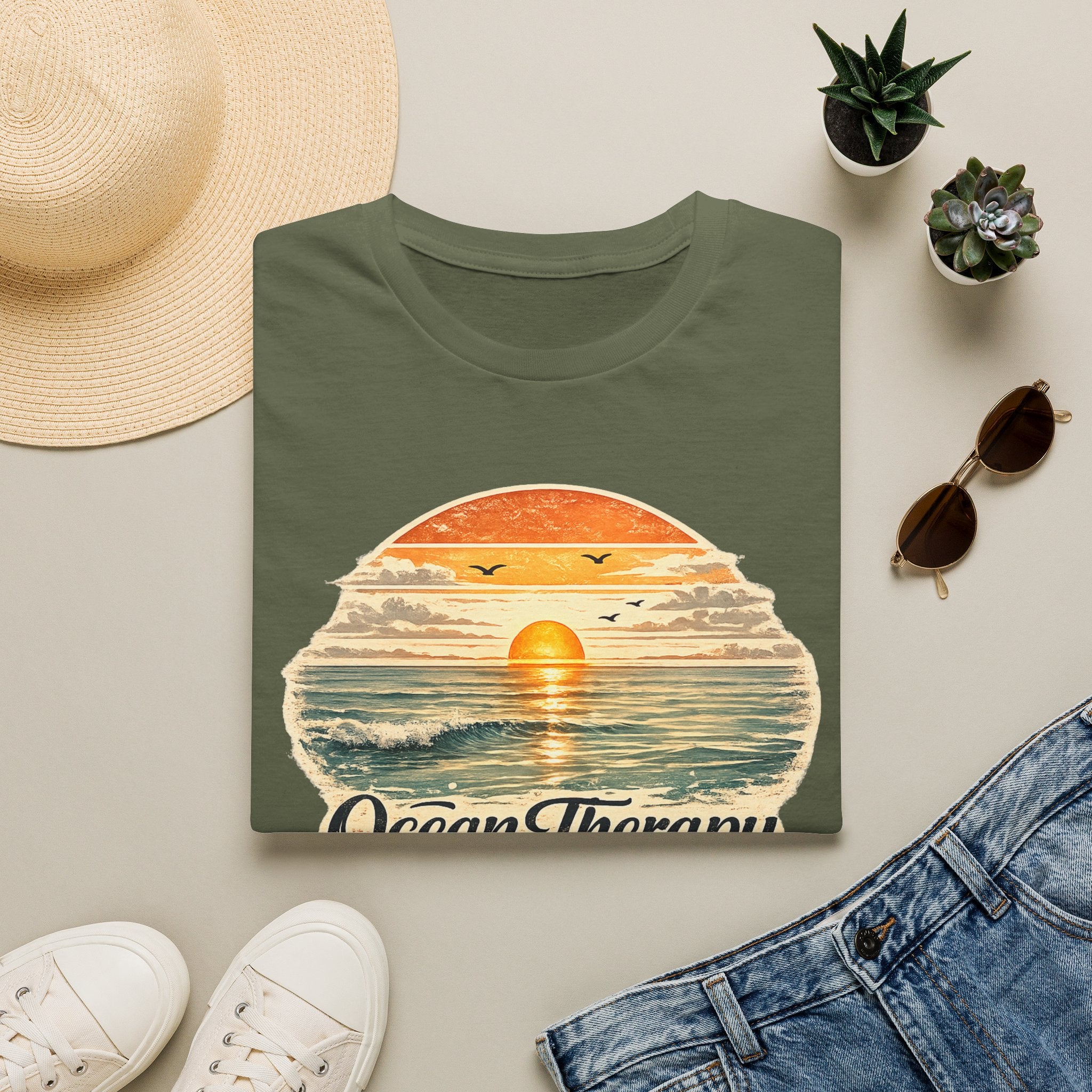 Ocean Therapy Where My Mind Finds Peace T Shirt