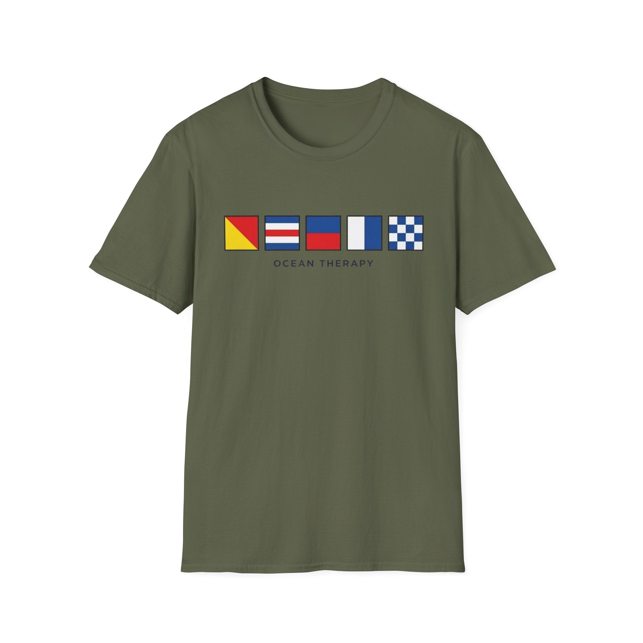 Ocean Therapy Nautical Flags T Shirt