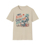 Coastal Vibes T-Shirt — "Not a Care in the Coastal Air" Pelican Beach Tee