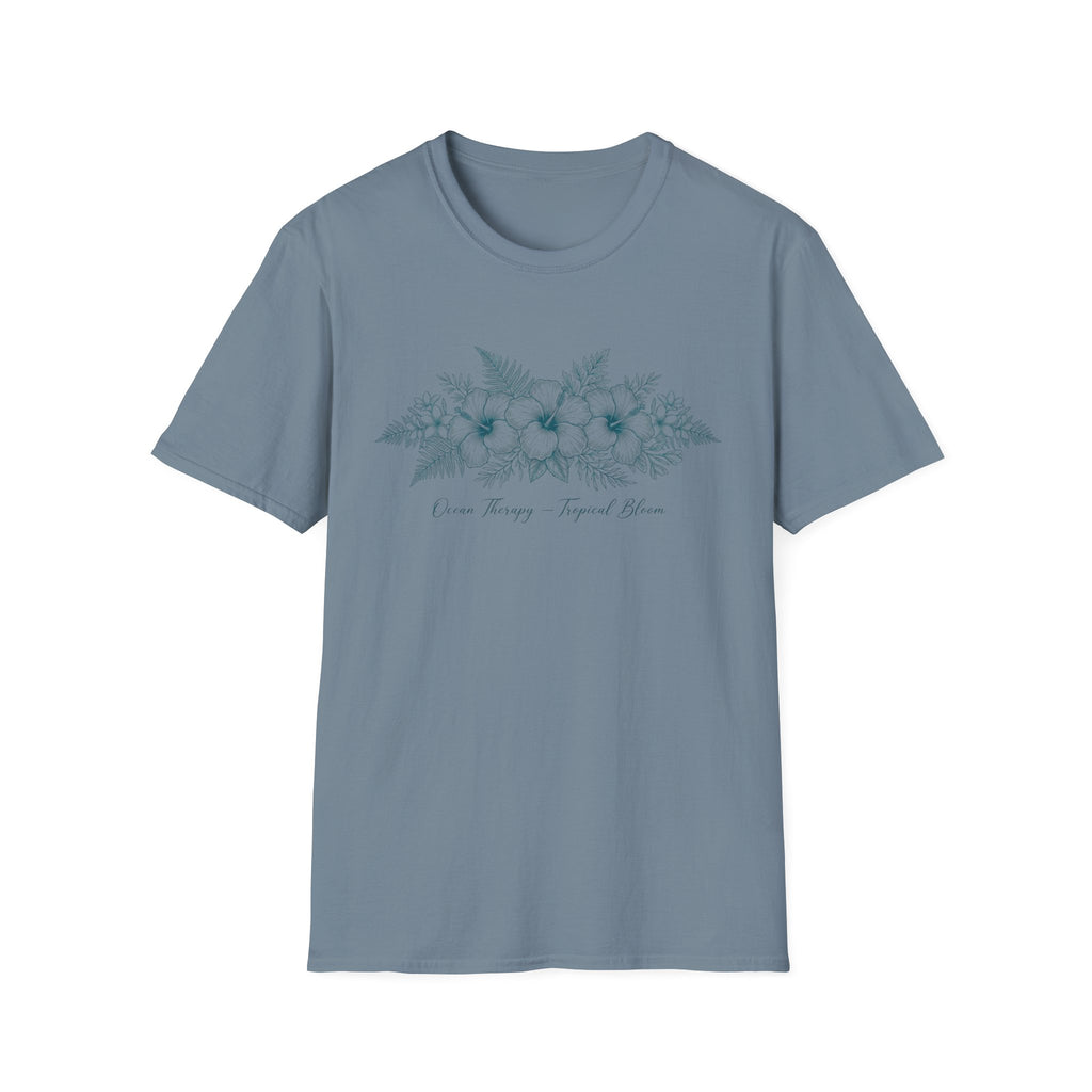 Ocean Therapy Tropical Bloom 1 Color T Shirt