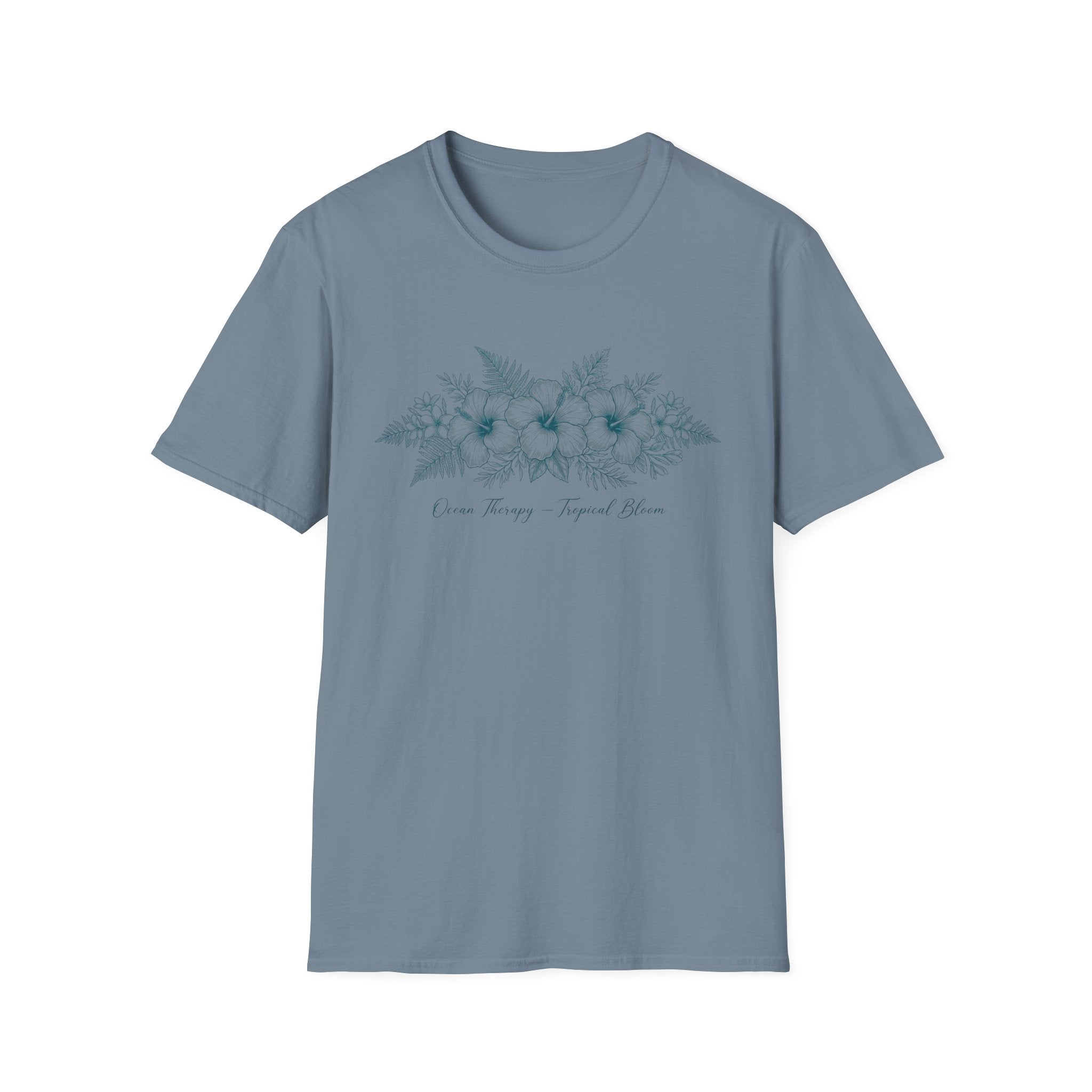 Ocean Therapy Tropical Bloom 1 Color T Shirt
