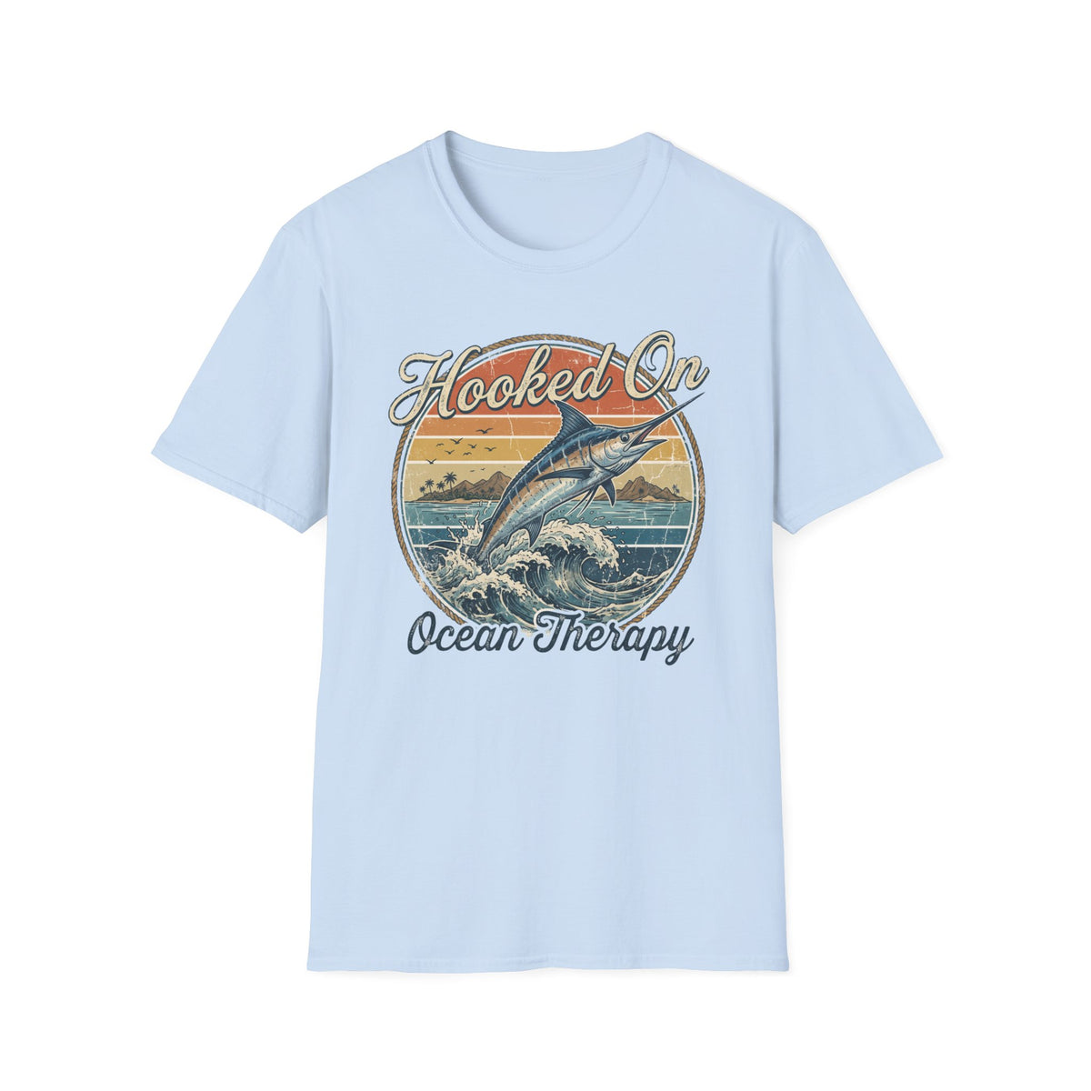 Ocean Therapy Be Where You're Happy T Shirt