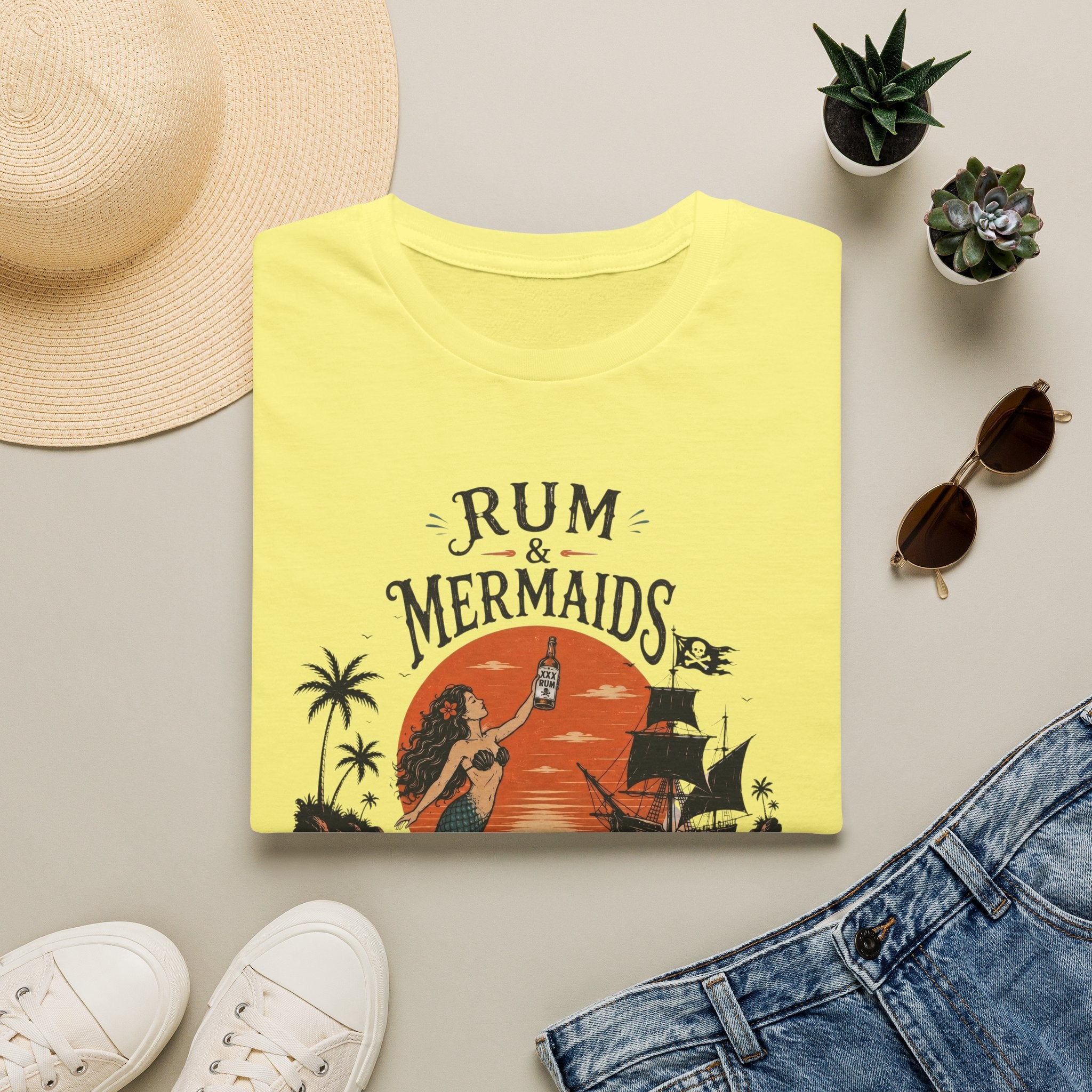 Ocean Therapy Rum & Mermaids T Shirt