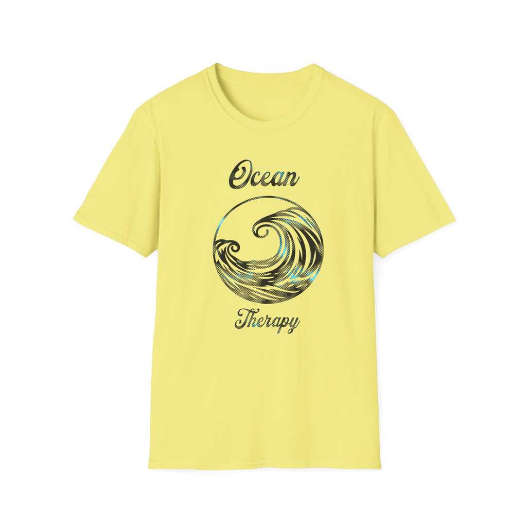 Ocean Therapy Halftone Wave T Shirt
