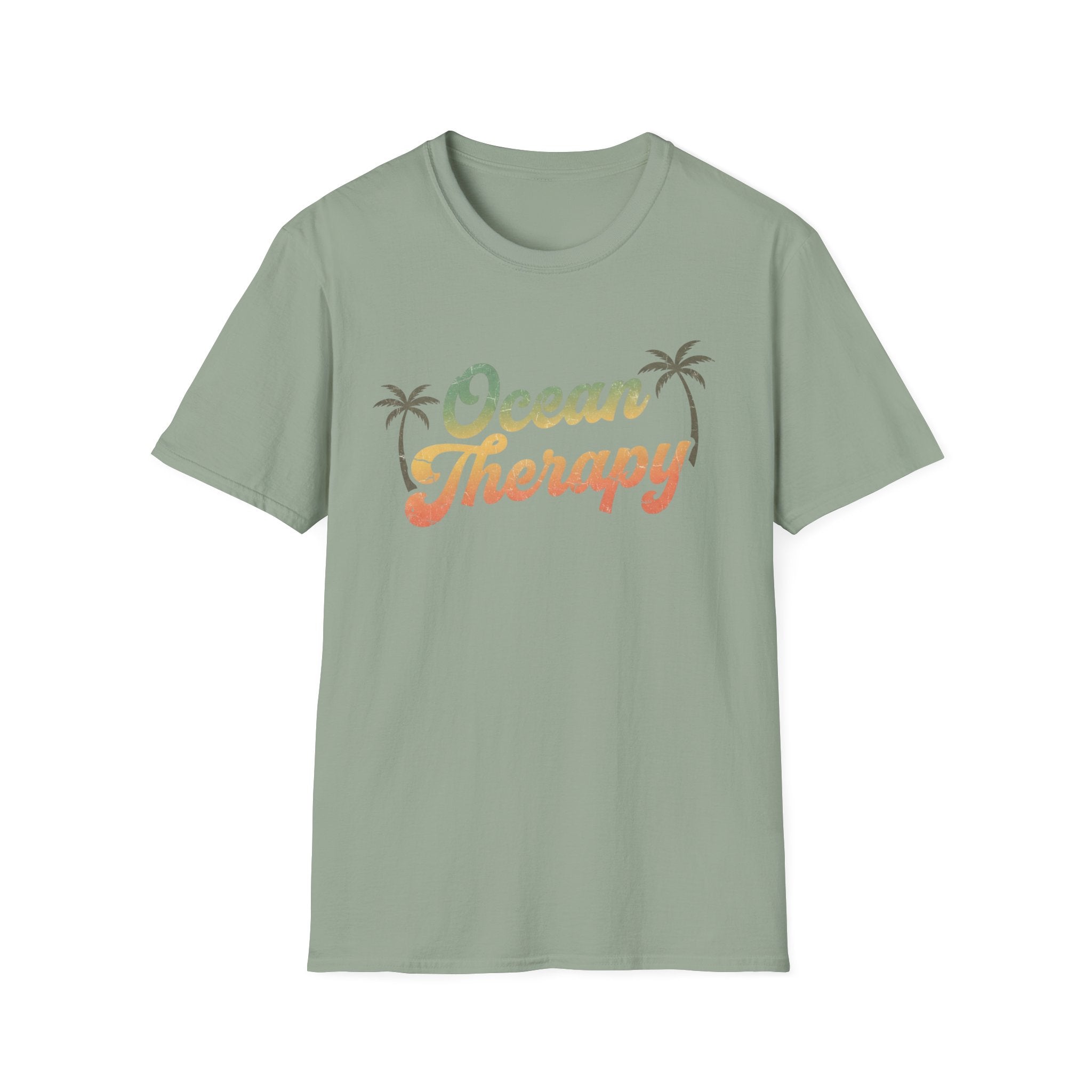 Ocean Therapy Rainbow Palm T Shirt