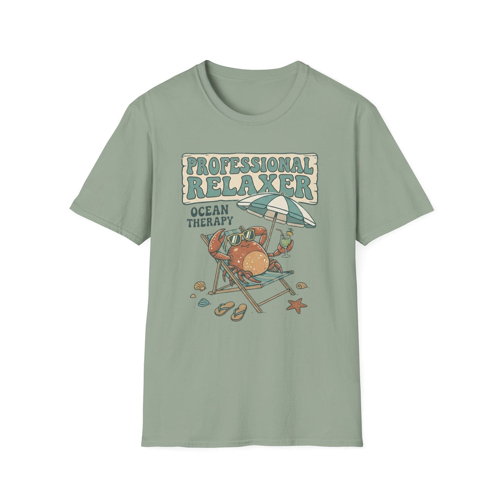 Ocean Therapy Professional Relaxer Crab T Shirt