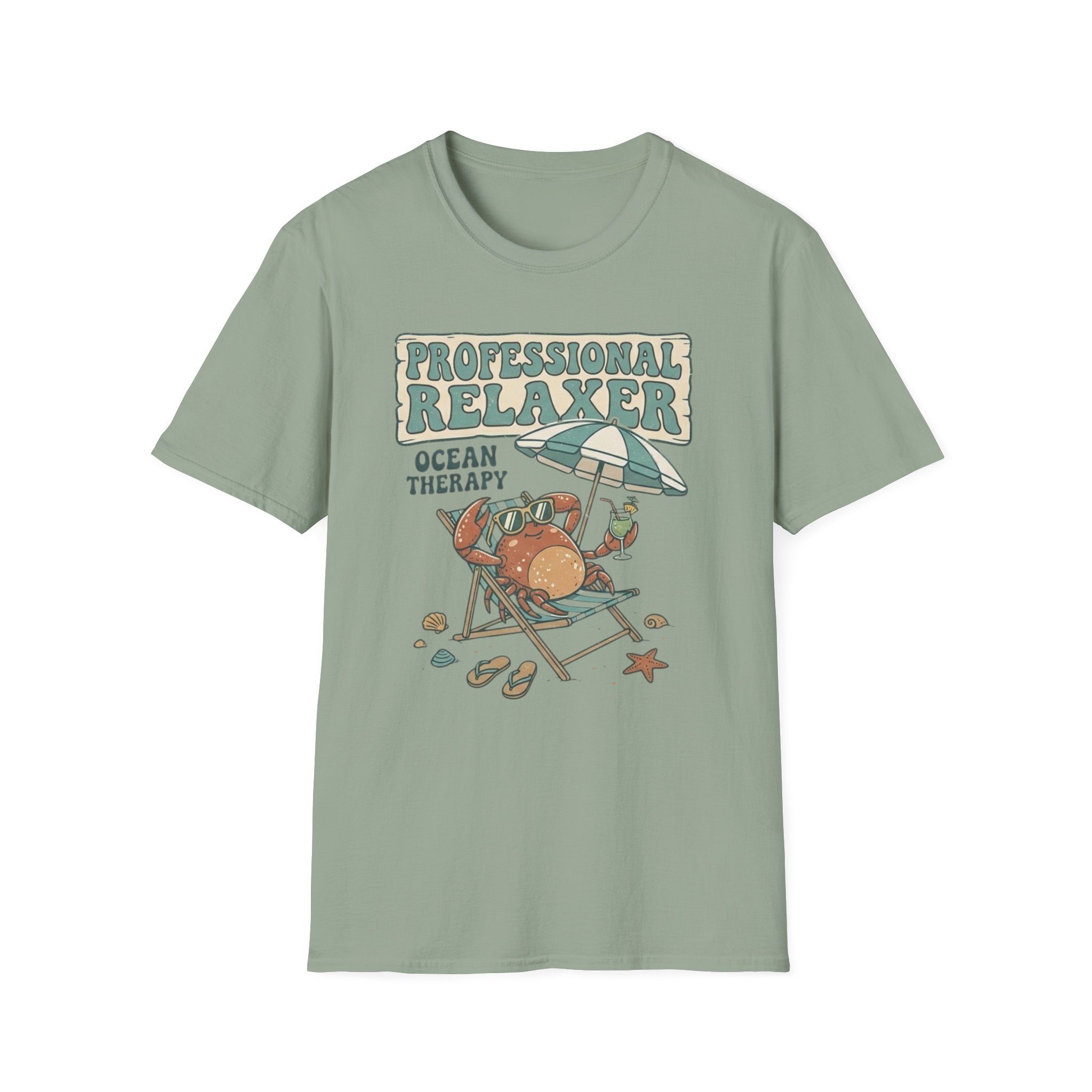 Ocean Therapy Professional Relaxer Crab T Shirt