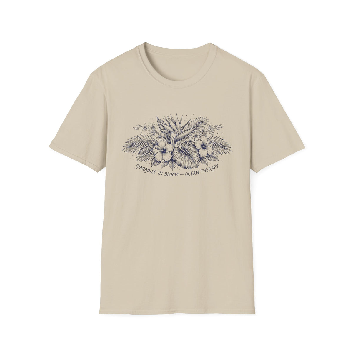 Ocean Therapy Paradise In Bloom T Shirt