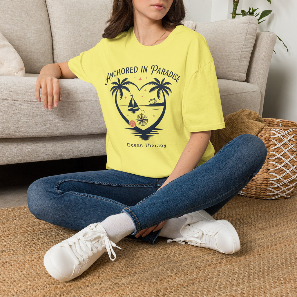 Ocean Therapy Anchored In Paradise T Shirt
