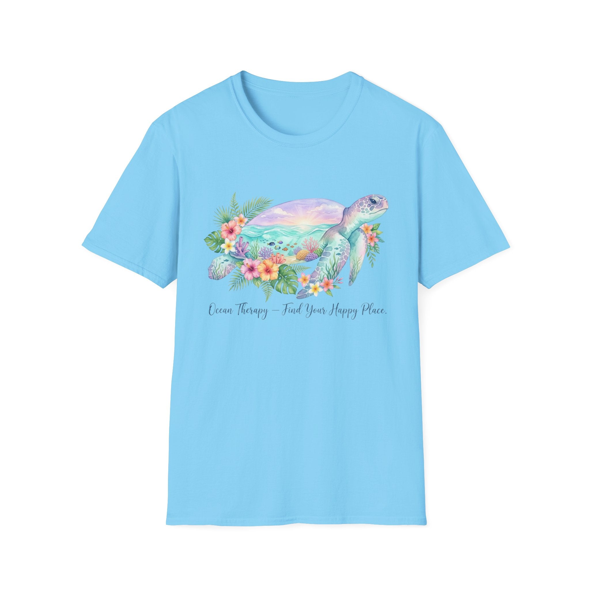 Ocean Therapy Find Your Happy Place T Shirt