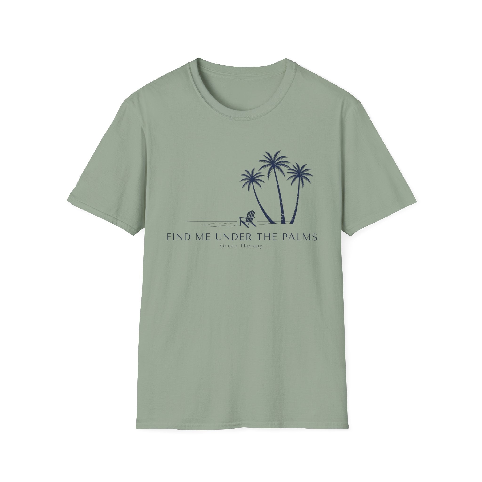 Ocean Therapy Find Me Under The Palms T Shirt