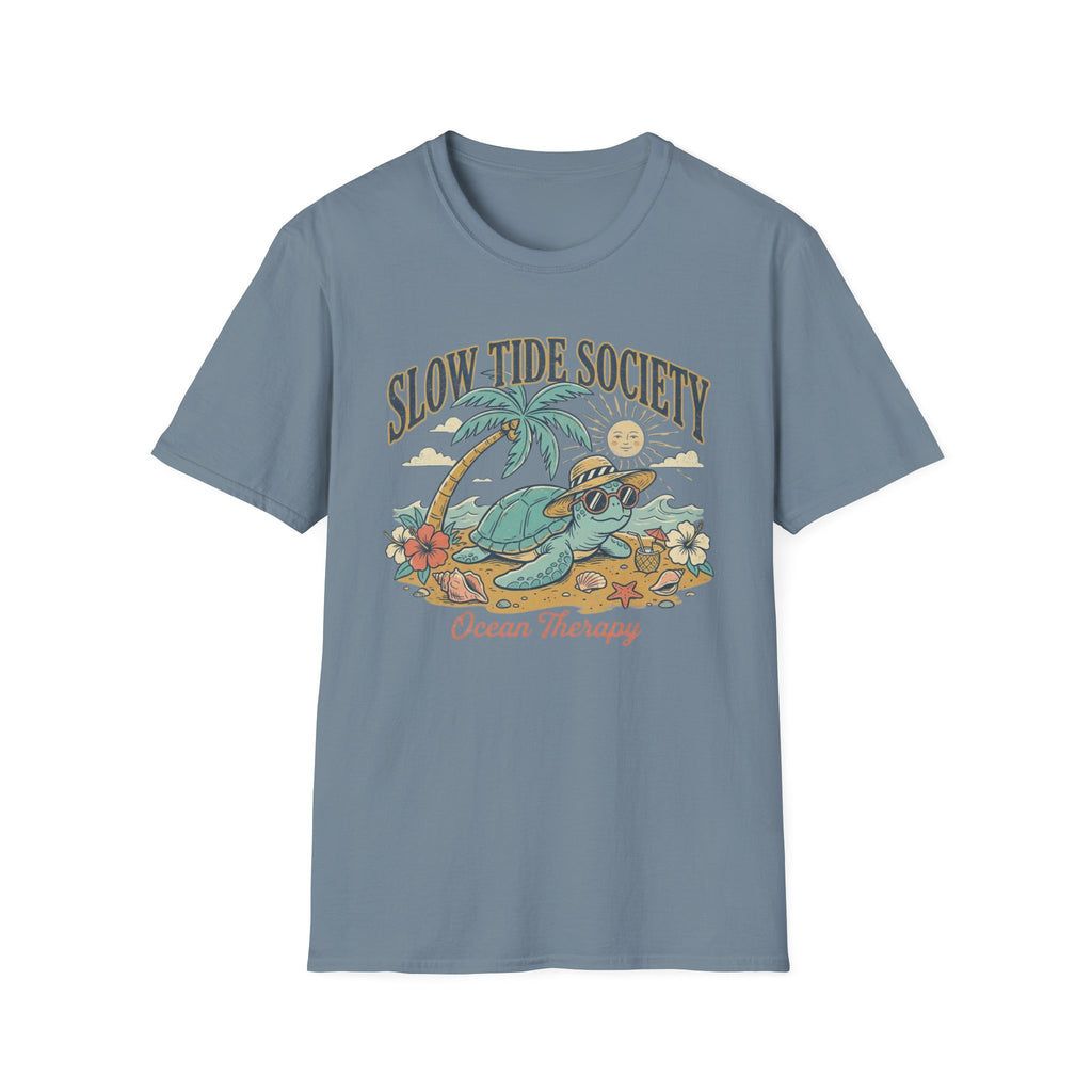 Ocean Therapy Slow Tide Society T Shirt