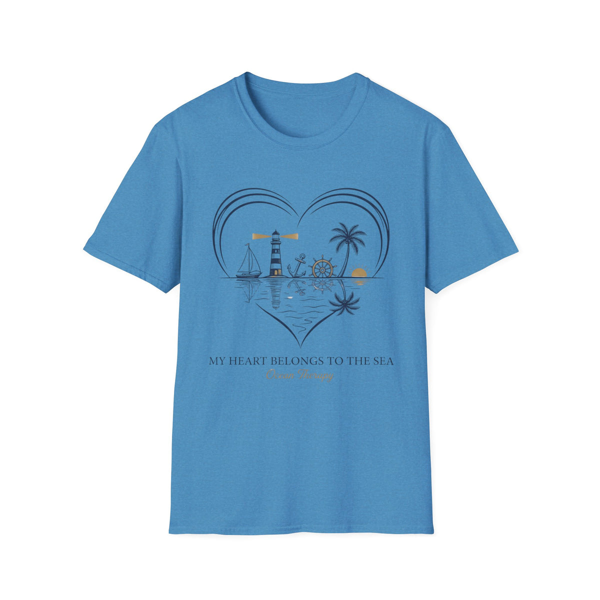 Ocean Therapy My Heart Belongs To The Sea T Shirt