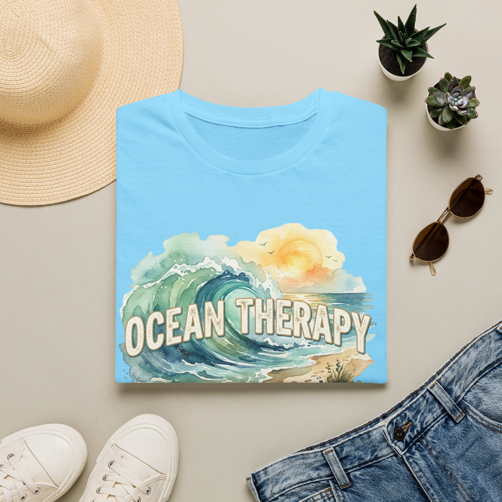 Ocean Therapy Beach Wave T Shirt