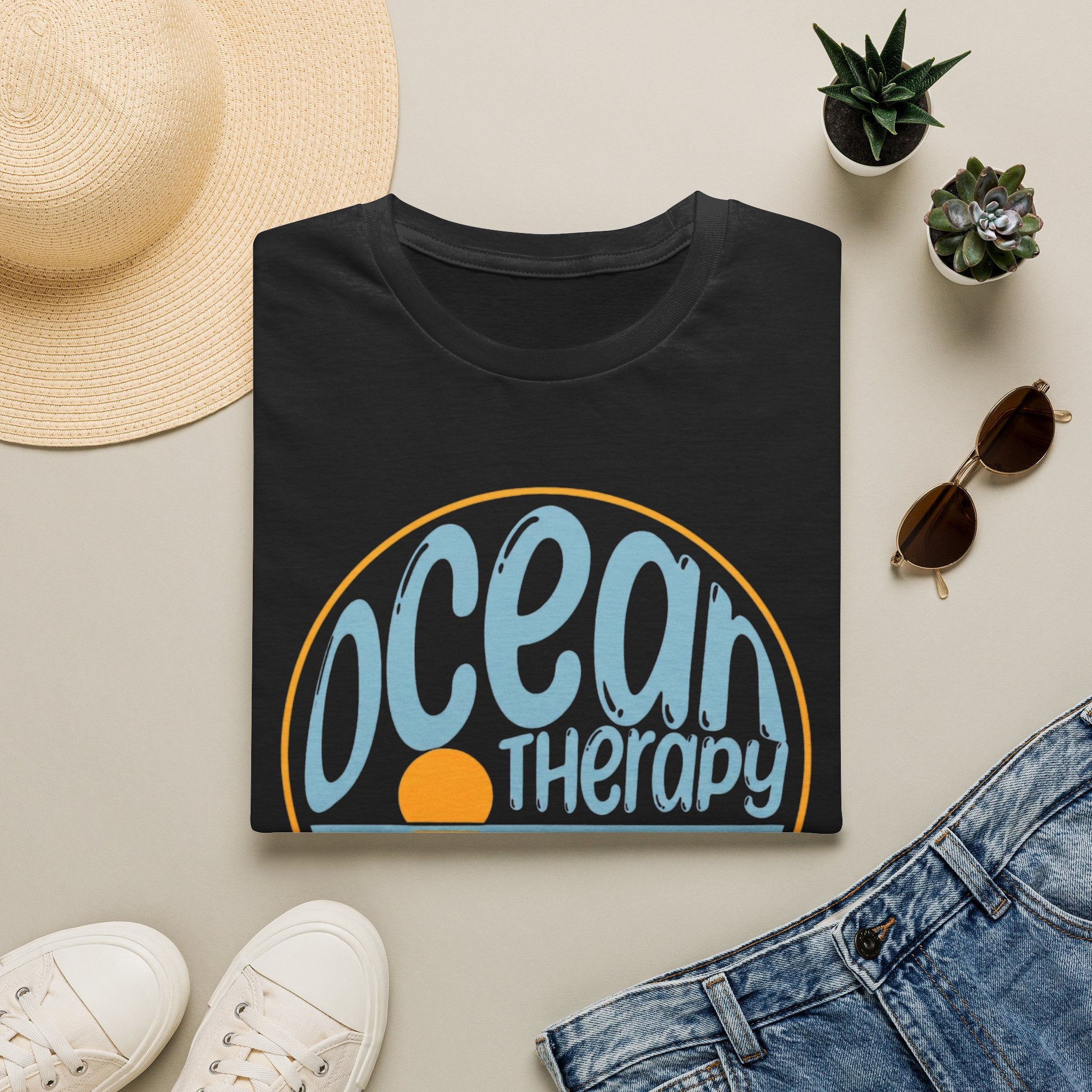 Ocean Therapy Saltwater Cures Everything T Shirt