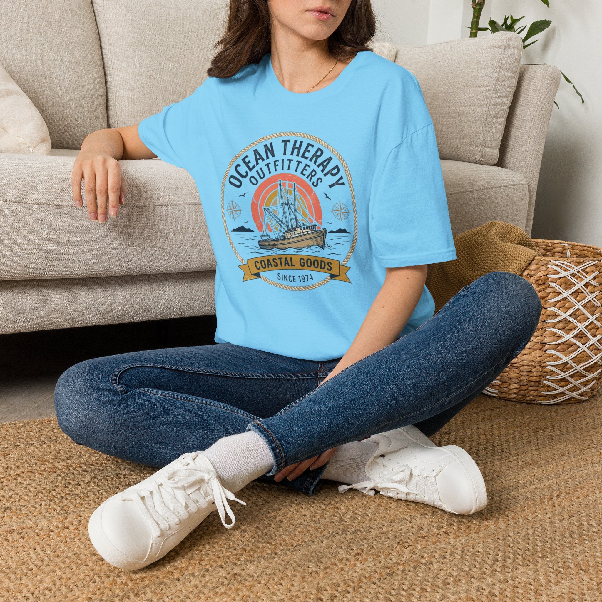 Ocean Therapy Coastal Goods T Shirt