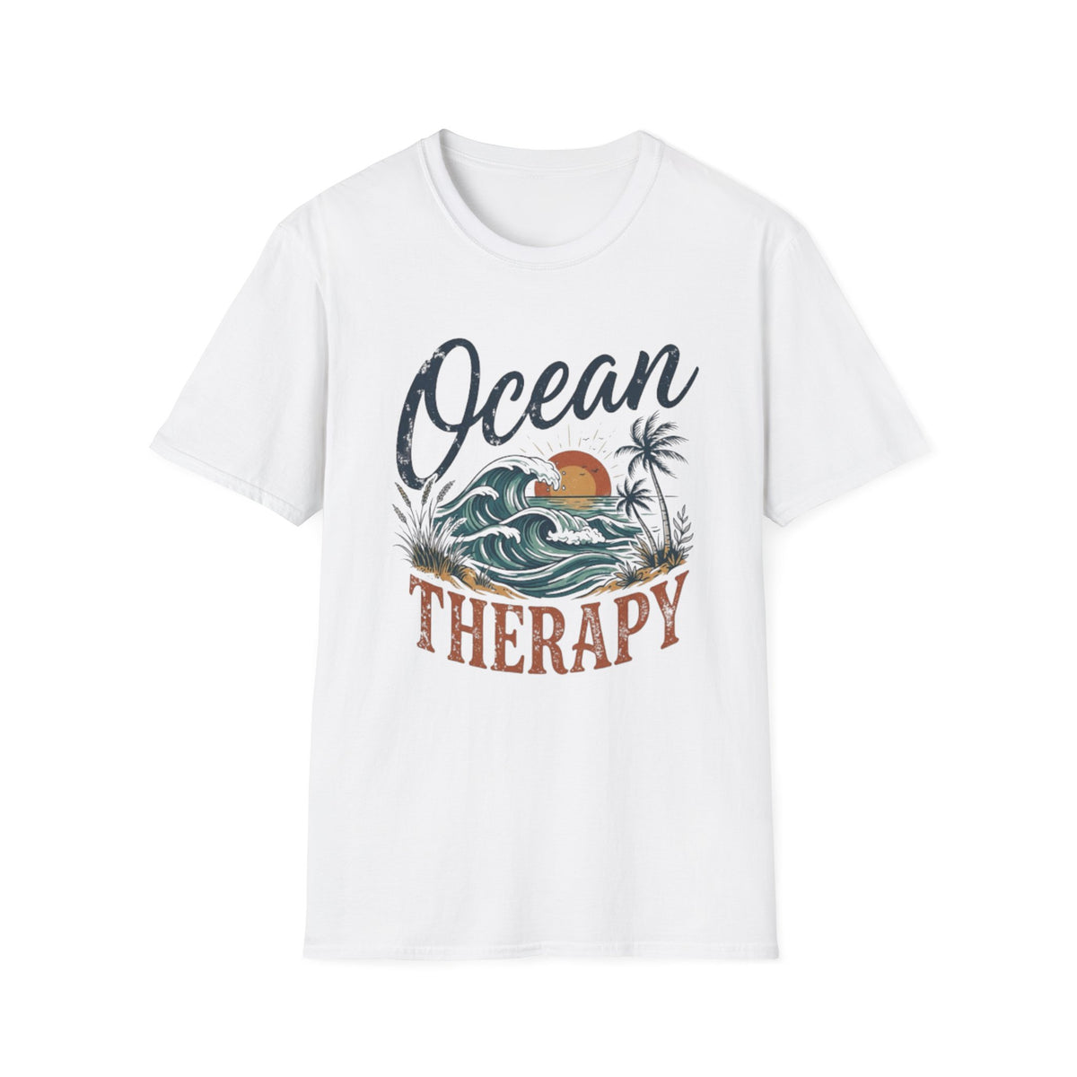 Ocean Therapy Beach Sunset T-Shirt