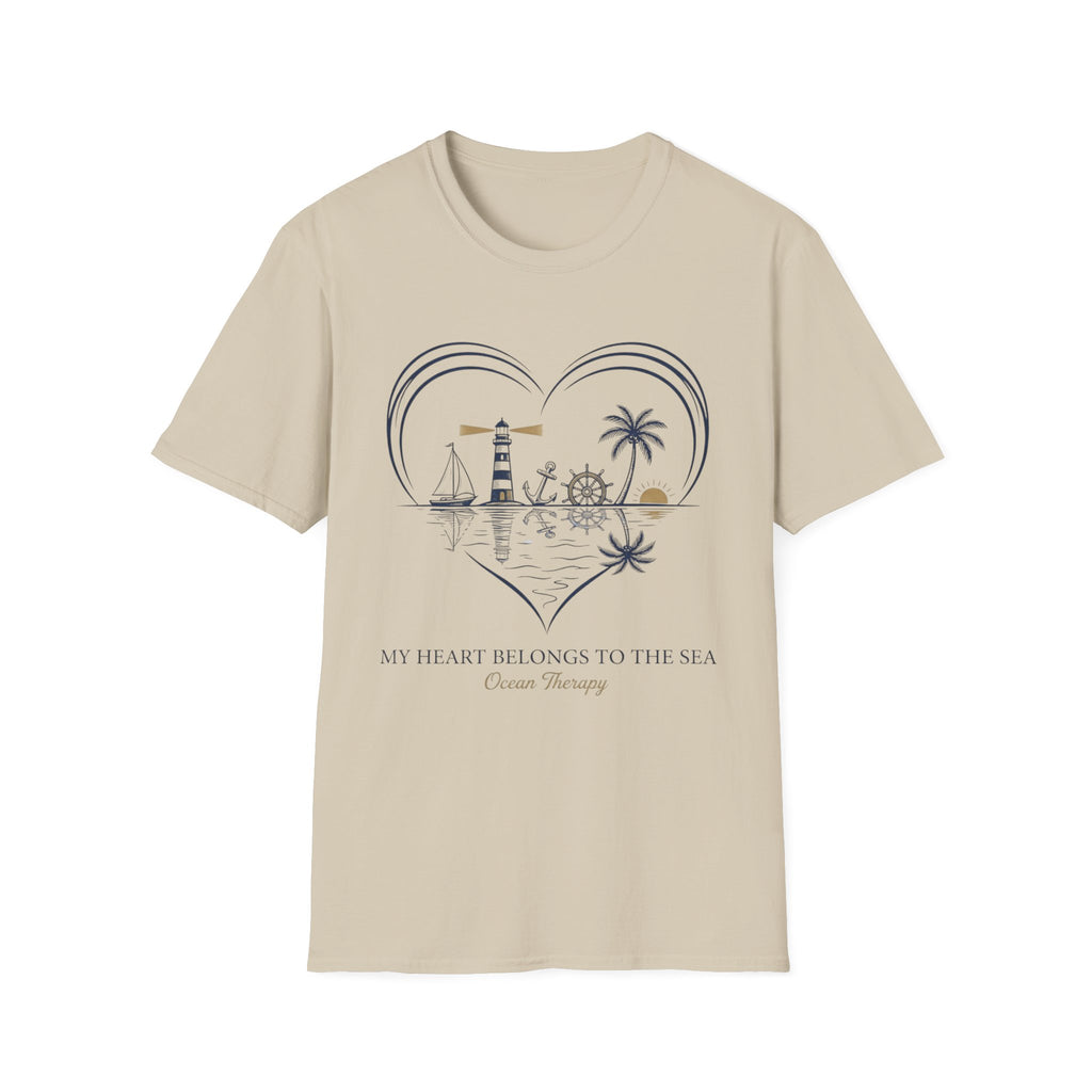 Ocean Therapy My Heart Belongs To The Sea T Shirt