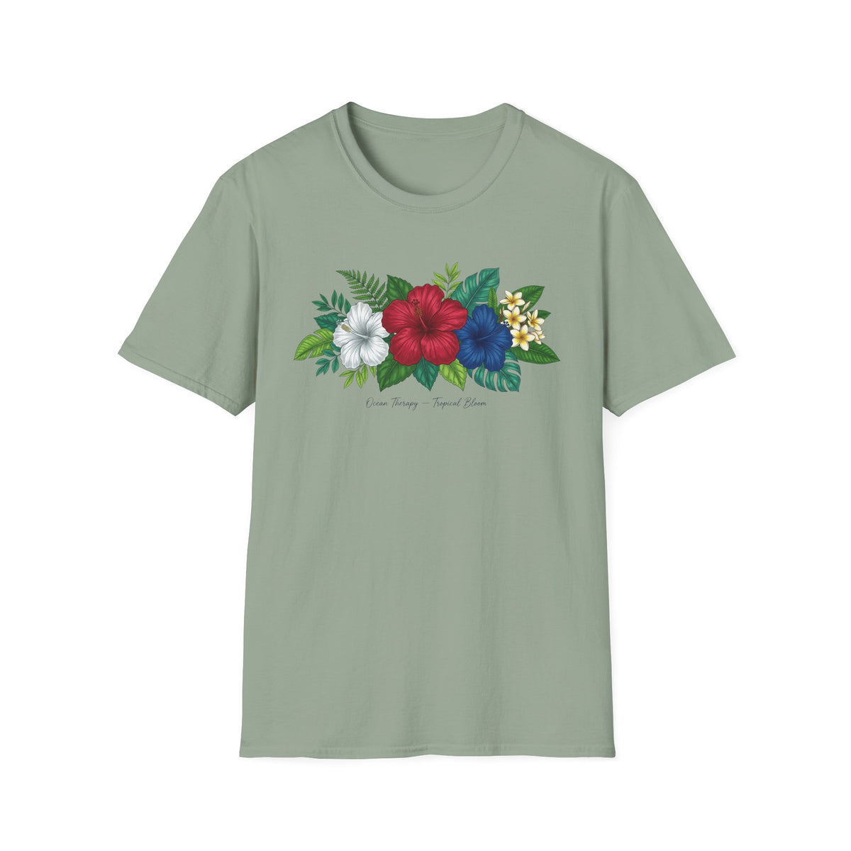 Ocean Therapy Tropical Bloom T Shirt