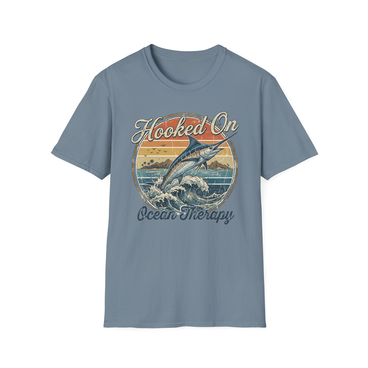 Ocean Therapy Be Where You're Happy T Shirt